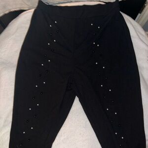 Black cigarette pant, size XL